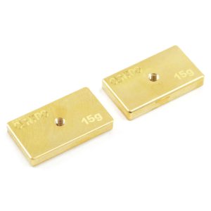 Centro precision brass balancing weights - pr (15g)