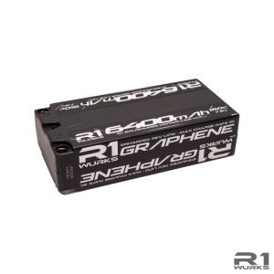 Pre-Owned - R1 Wurks - Graphene 6400mah 150C 7.6V 2S LiHv Shorty battery pack