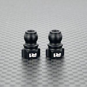 R1 Wurks - Black 7075 T6 aluminium shock stand offs - 10mm - pr (AE B7 or B74.2)