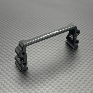 R1 Wurks - Black 7075 T6 aluminium monoblock lightweight servo mount (AE B7 or R1B)