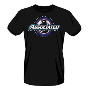 Associated - Team AE WC24 - black t-shirt (S, M, L, XL, XXL, XXXL)