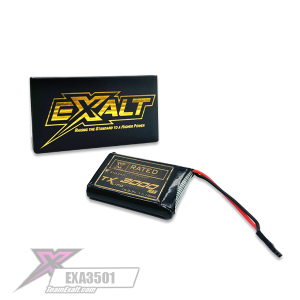 Team Exalt – X-Rated – 3000mah 1S 3.7v TX transmitter or RX receiver LIPO battery pack (Sanwa M17, MT-44 or MT-5)