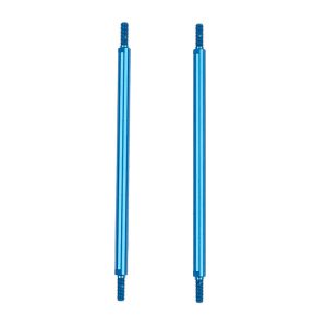 Blue aluminium chassis stiffener tubes - pr (RC10 Team 4wd)