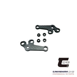 Takashima Carbon Graphite rear steering arms - pair (Schumacher Mi9)