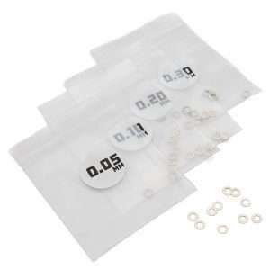 1Up Racing - Microtune Shims - 2.5mm ID (0.05, 0.1, 0.2, 0.3 - 10 pcs each)