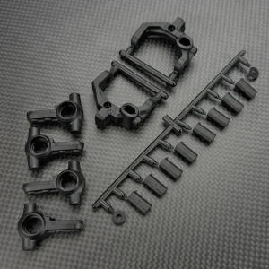 R1 Wurks – Caster and Steering Block set – 3mm and 4mm trailing (R1B)