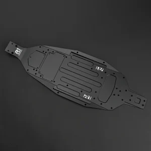 R1 Wurks – Black Hard Anodised 7075 T6 Aluminium chassis – standard length (R1B)