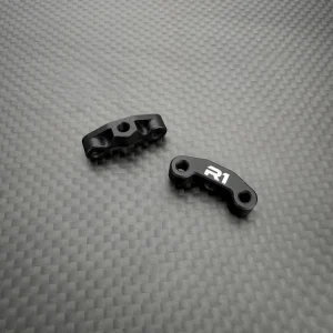 R1 Wurks – Black 7075 T6 Aluminium Rear Hub Ballstud Mounts – pr (R1B)