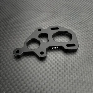 R1 Wurks – Black 7075 T6 Aluminium Motor Mount Plate (R1B)