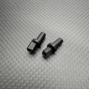 R1 Wurks – Black 7075 T6 Aluminium Steering Posts – pr (R1B)