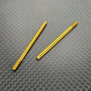 R1 Wurks – T-Nitrided Rear Shock Shafts – 27.5mm – pr (R1B)