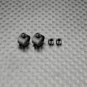 R1 Wurks – Black 7075 T6 Aluminium Sway Bar Centering Collars – pr (R1B)