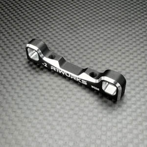R1 Wurks – Black 7075 T6 Aluminium Rear Suspension Mount – C Block - -2 wide (R1B)