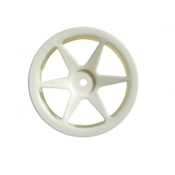 Front white 5 spoke wheels 2.2" (Kyosho, Tamiya)