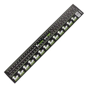 1Up Racing QuikChek pit board ruler decal - Green