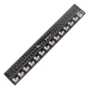 1Up Racing QuikChek pit board ruler decal - Grey
