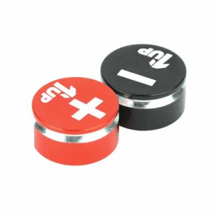 1Up Racing - LowPro bullet plug grips (red/black)