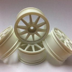 Proline Speed Ten - 10 spoke 26mm touring car wheels - 4 (white)
