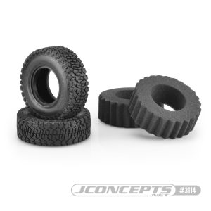 Bounty Hunters - green compound - 3.93" scaler country Class 1 tires - pr (fits 1.9" wheels)