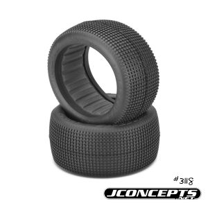 Reflex - 1/10th off road rear buggy tires for 60mm wheels - pr (Blue compound)