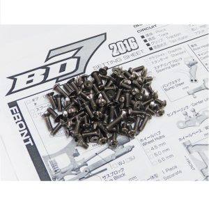 Titanium hex head screw set - 79 pcs (Yokomo BD7'16)