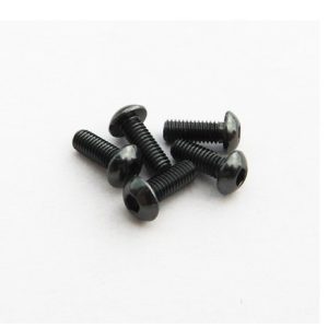 M3 x 5mm S-Black7075 aluminium hex head button head screws (5)