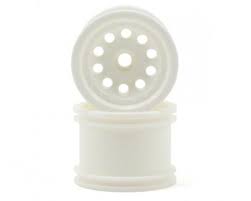 Revolver - 10 hole pepperpot style front wheels - white - 2 (Mini-T)