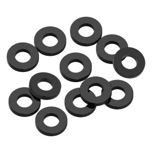 1Up Racing - Precision aluminium 3 x 6mm shims - 1.0mm - Black (12)