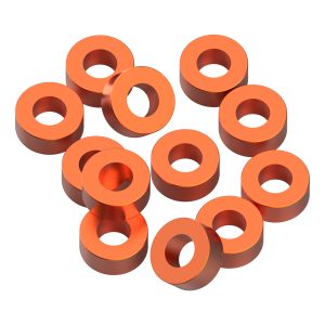 1Up Racing - Precision aluminium 3 x 6mm shims - 2.5mm - Orange (12)