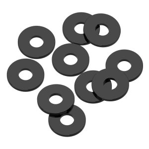 1Up Racing - Precision aluminium 3 x 8mm shims - 0.75mm - Black (10)