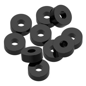 1Up Racing - Precision aluminium 3 x 8mm shims - 3.0mm - Black (10)