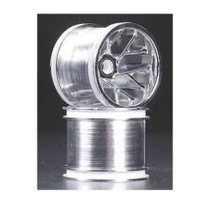 Slighshot chrome front wheels (Nitro Rustler, Stampede)