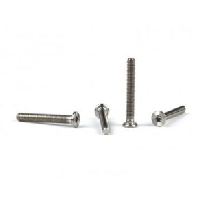 Titanium M3 x 24mm Flutton low profile screws (4)