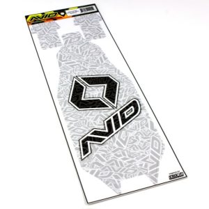 Avid logo chassis protector - white (Associated SC6.4)