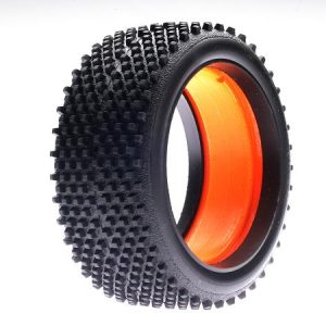 Losi by GRP - Jolly - 1/8th buggy tyres with moulded inserts (blue compound)