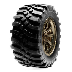 Pre-mounted tyres on front black chrome wheels - 2 (High Roller)