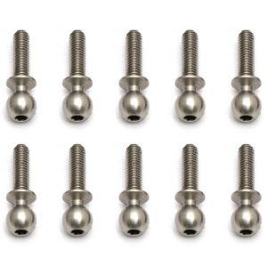 Heavy duty ballstuds - 10mm - 10pcs (Associated B6, B6.1 or B6.1D)