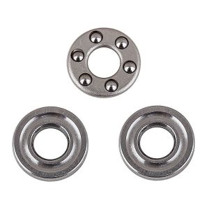 Caged thrust race set for ball differential (Associated RC10B6.4 or B6.4D)