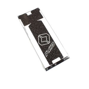 Avid logo chassis protector - black (Associated B74)