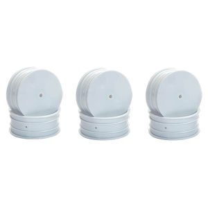 Centro - 1/10th 4WD Buggy dished front wheels - white (3 pairs)
