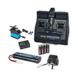 Carson Radio Control starter set (radio system with servo, Nimh battery, charger and AA batteries)