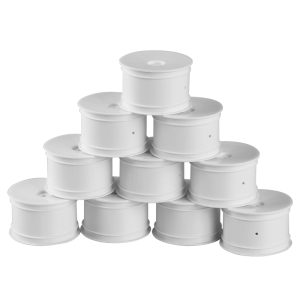 Bulk White 4wd 1/10th rear buggy wheels - 5 pairs (LC10B5)