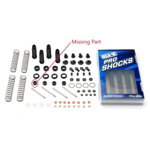 Carisma Scale Adventure - Incomplete aluminium PRO oil filled shock set - 4 pcs (SCA-1E)