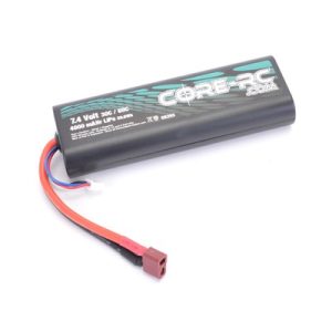 Core 4000mah 2S 7.4v hardcase LIPO battery pack with Deans Plug - 30C
