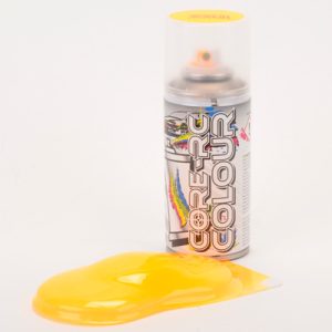 Neon Orange, aerosol spray paint