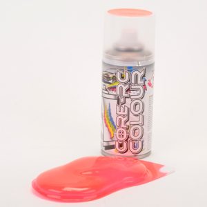Neon Fire, aerosol spray paint