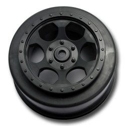 Trinidad - short course truck rear wheels - black - 2 (Losi XXX-SCT)
