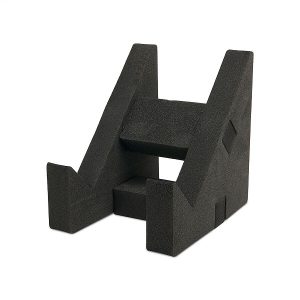 Black Angled Charger or Equipment Stand