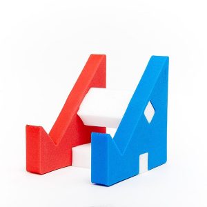 Patriot - Angled Charger or Equipment Stand (Red, White and Blue)