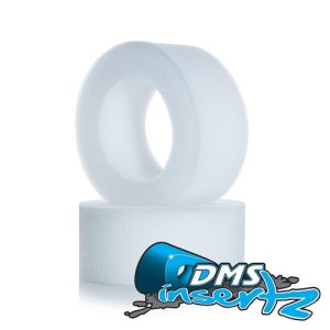 DMS Insertz - White 4wd front foam tire Insertz - soft (1 pr)